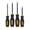 Stanley DeWalt ToughSeries 3/16 in. L Demolition Screwdriver Set 4 pc DWHT65101 - alternate 3